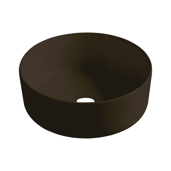 Best-Design "Luzz" opbouw-waskom Ø=40cm x H=12cm Mat-donkerbruin
