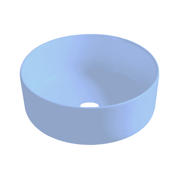 Best-Design "Luzz" opbouw-waskom Ø=40cm x H=12cm Mat-lichtblauw