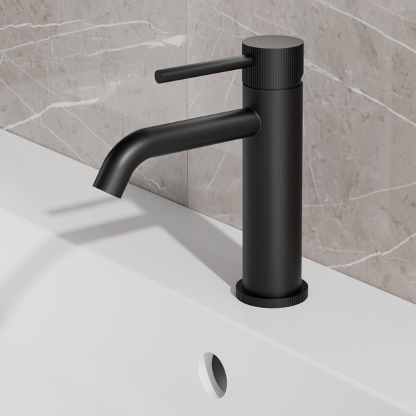 Best-Design "High-End Nero" RVS-304 wastafelmengkraan Mat-zwart