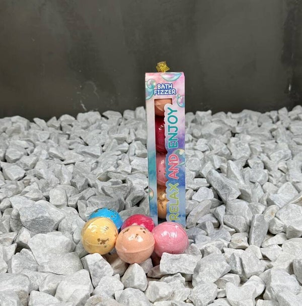 Bath-fizzer Doos à 12 blister verpakking 5-delige bruisballen