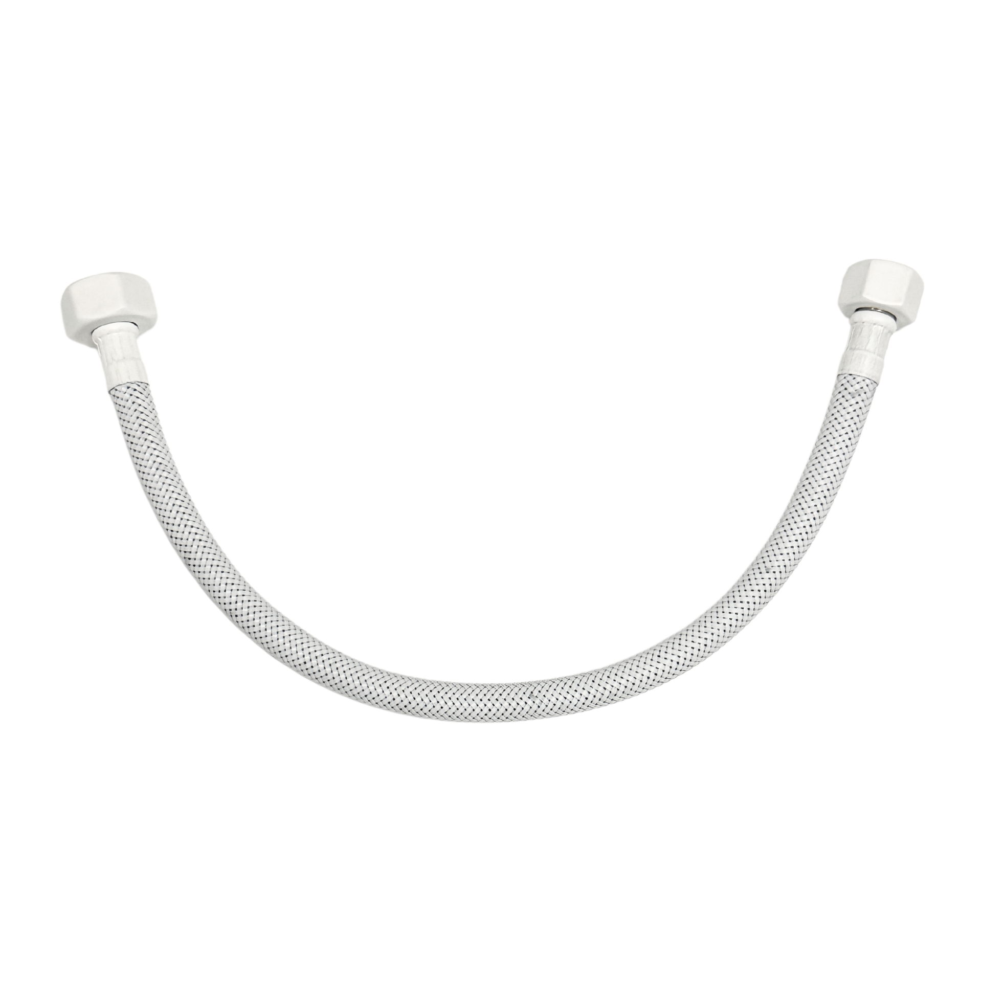 Best-Design "White" Flexibele aansluitslang 35 cm 1/2" x 3/8" Mat-wit