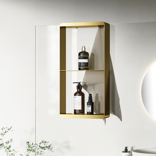 Best-Design "Nancy-Soap" doucherek hangend 500x250x90mm Mat-goud