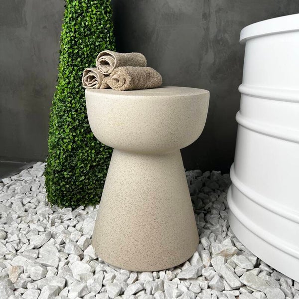 Best-Design "Dunora" Bijzettafel  33x33x45cm Zandkleur