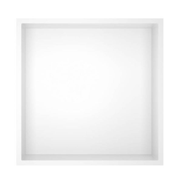 Best-Design "White-Kaya" inbouwnis 30.5x30.5x7 cm Mat-wit