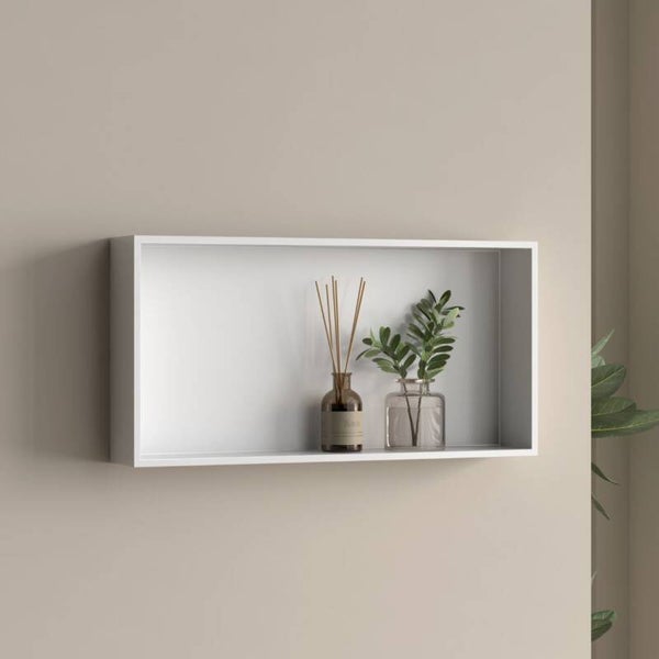 Best-Design "White-Bandy" opbouwnis 60x30x8cm Mat-wit