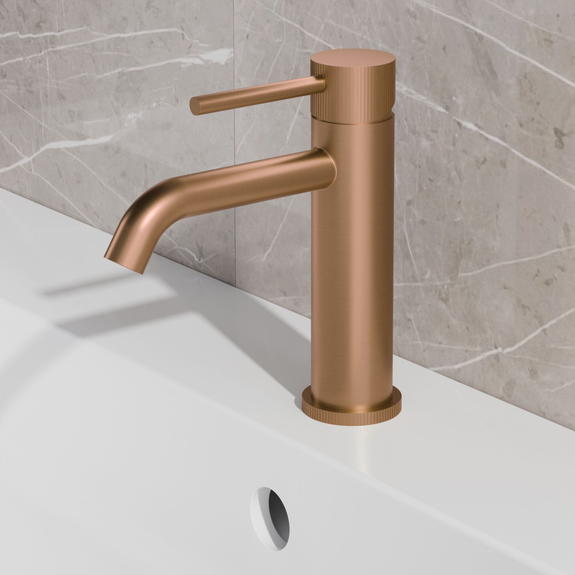 Best-Design "High-End Liora" RVS-304 wastafelmengkraan Desert Brown