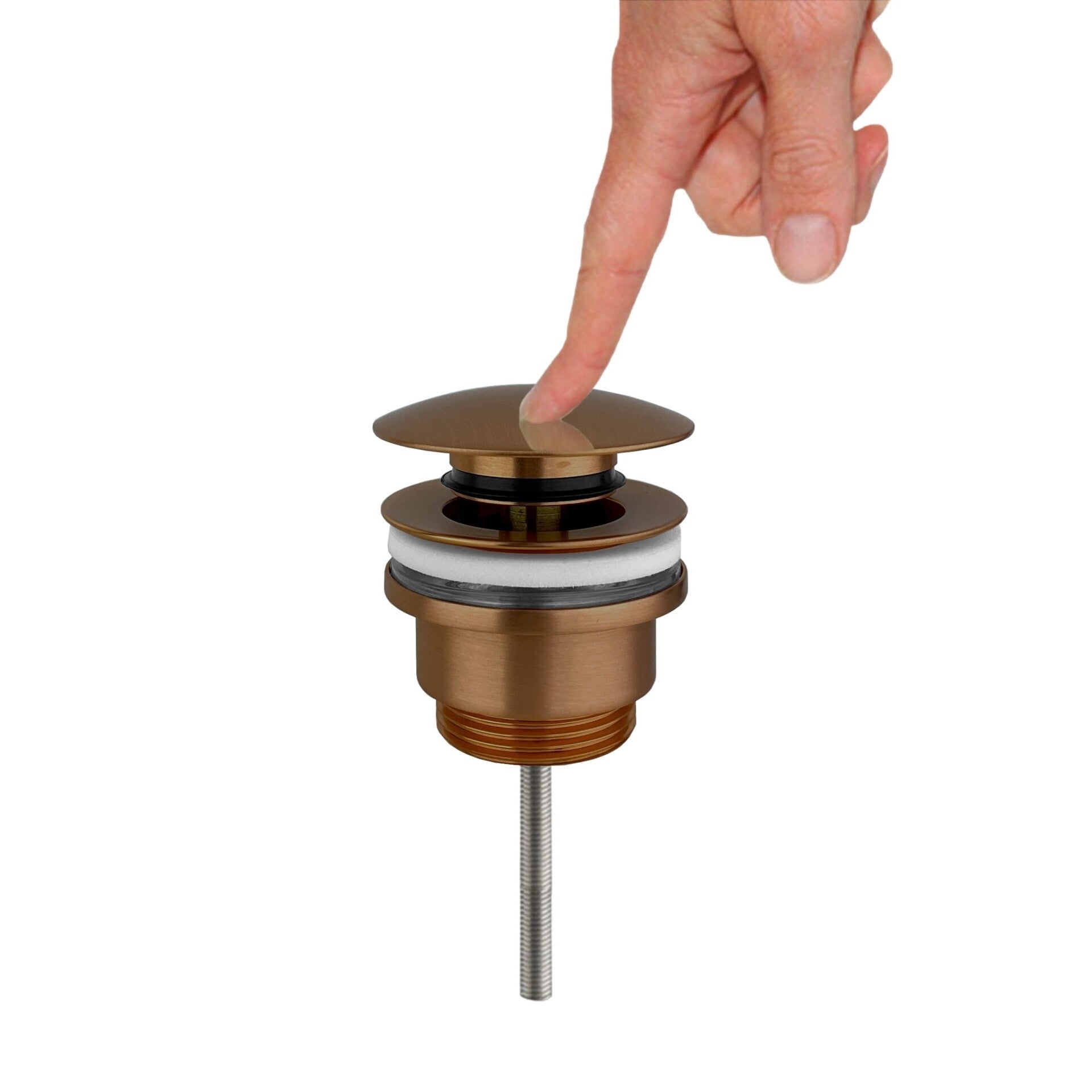 Best-Design "Liora" clic-waste z/overloop 5/4" Desert Brown