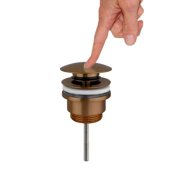 Best-Design "Liora" clic-waste z/overloop 5/4" Desert Brown