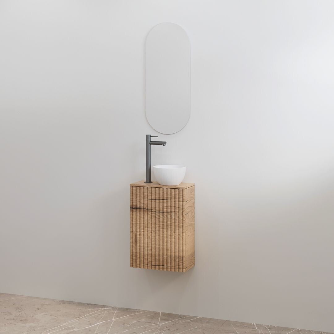 Best-Design toiletmeubelset "Mali" Halifax onderkast + Halifax meubelblad