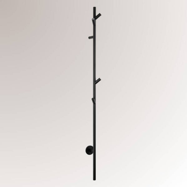 Best-Design High-End Nero "Bavel" elektrische staaf handdoek radiator 1500 mm 38W mat-zwart