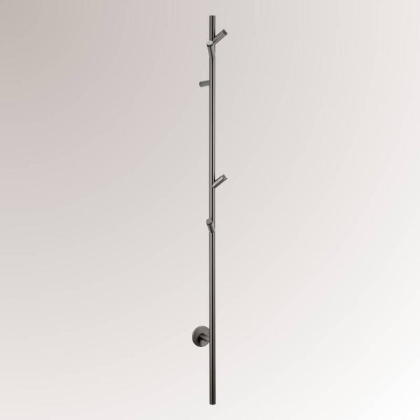 Best-Design High-End Moya "Bavel" elektrische staaf handdoek radiator 1500 mm 38W Gunmetal