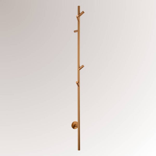 Best-Design High-End Liora "Bavel" elektrische staaf handdoek radiator 1500 mm 38W desert-brown