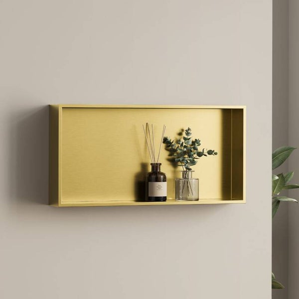 Best-Design "Nancy-Bandy" opbouwnis 60x30x8cm Mat-goud