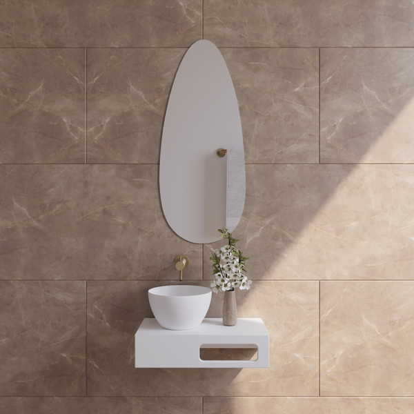 Best-Design "Soere" organische spiegel 30x70cm