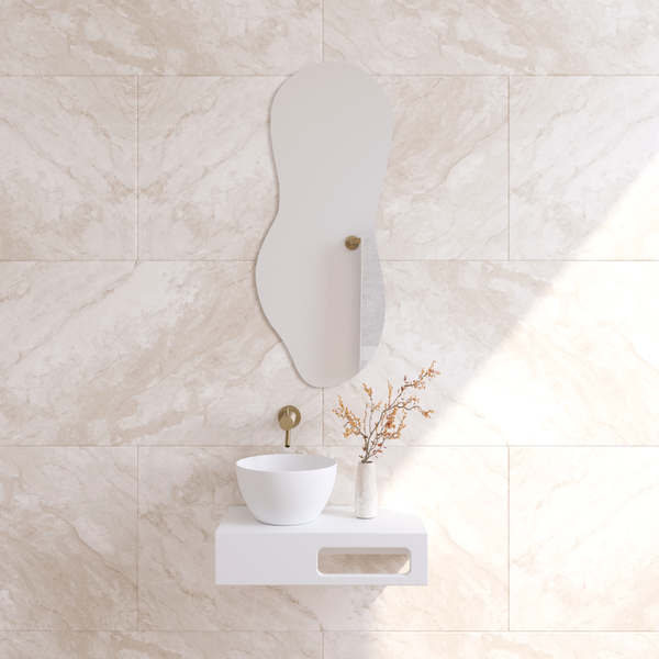 Best-Design "Oslo" organische spiegel 30x70cm