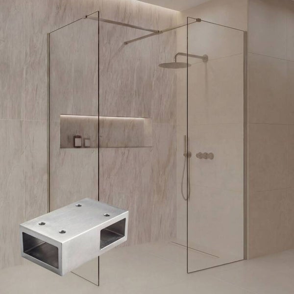 Best-Design T-verbindingsstuk RVS tbv. "Dalis" inloopdouche