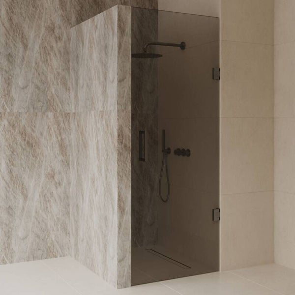 Best-Design 'Dalis-700-Moya-Mocha' nisdeur NANO 8mm glas