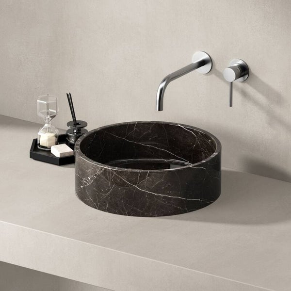 Best-Design "Pureline" marmer waskom Ø 30 x 13 cm Coffee Mousse