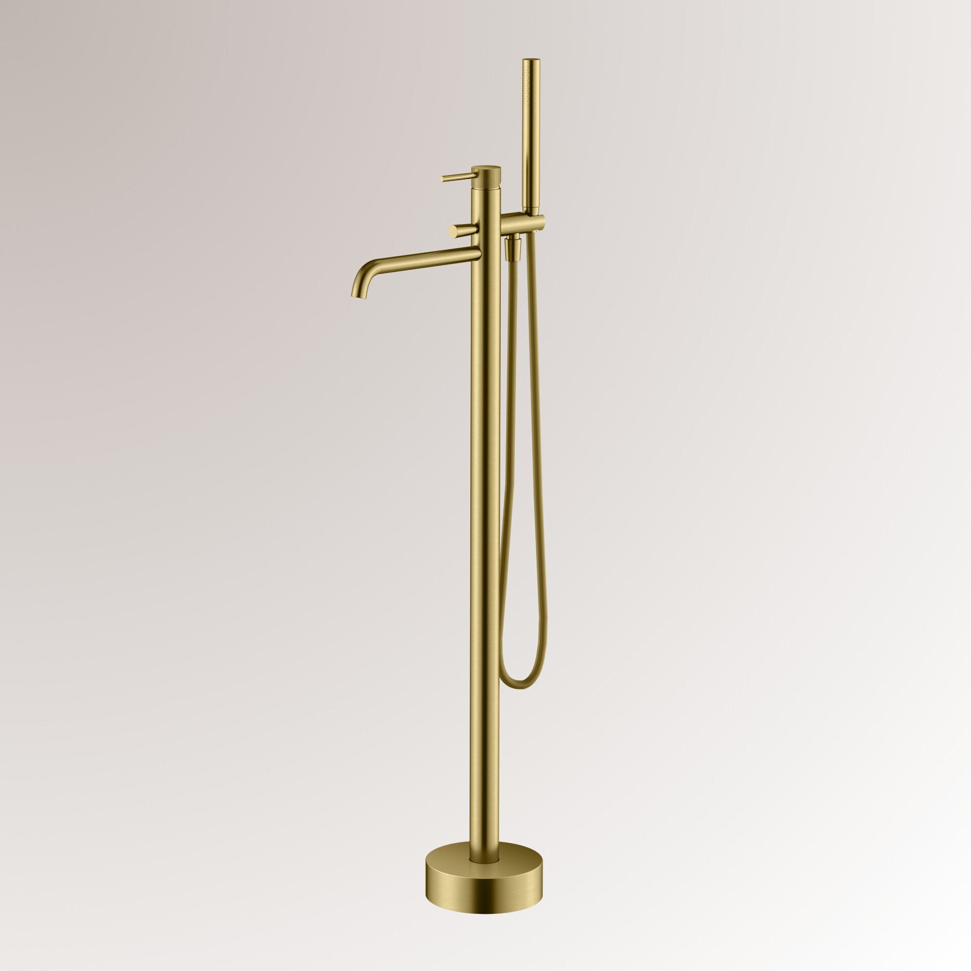 Best-Design "High-End Nancy" RVS-304 vrijstaande badkraan Mat-goud