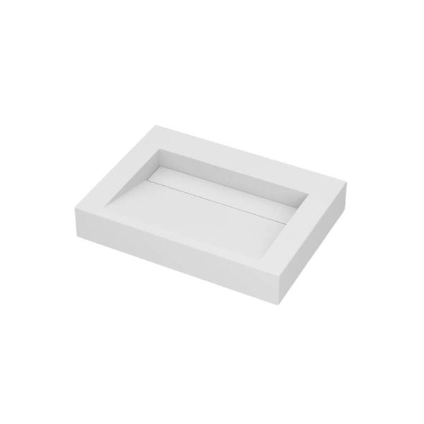 Best-Design "Serafina" wastafel "Just-Solid" 60 x 44 x 10 cm Glans-wit