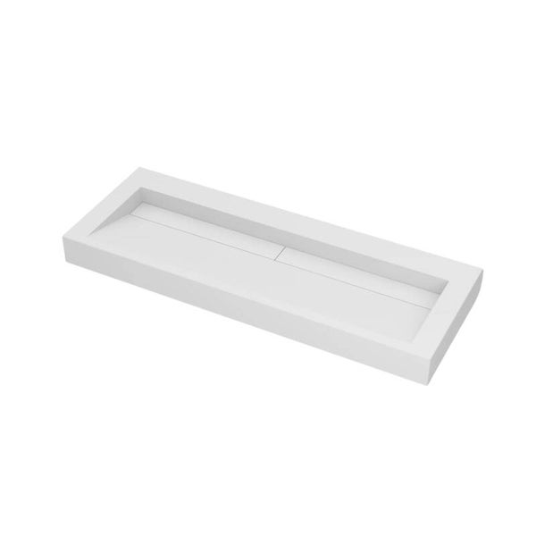 Best-Design "Serafina" wastafel "Just-Solid" 120 x 44 x 10 cm Glans-wit