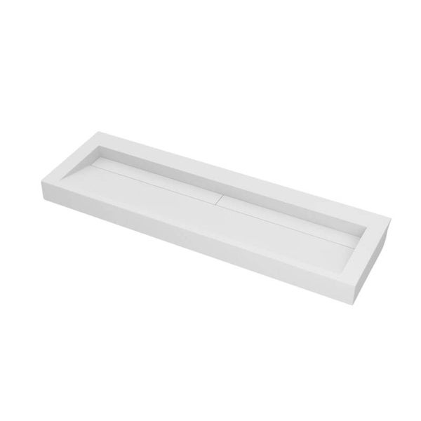 Best-Design "Serafina" wastafel "Just-Solid" 140 x 44 x 10 cm Mat-wit