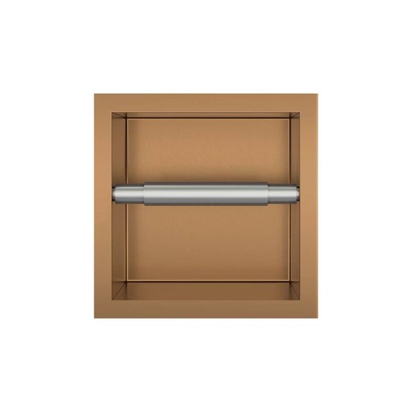 Best-Design "Liora" Zupla Inbouw toiletrolhouder Desert Brown