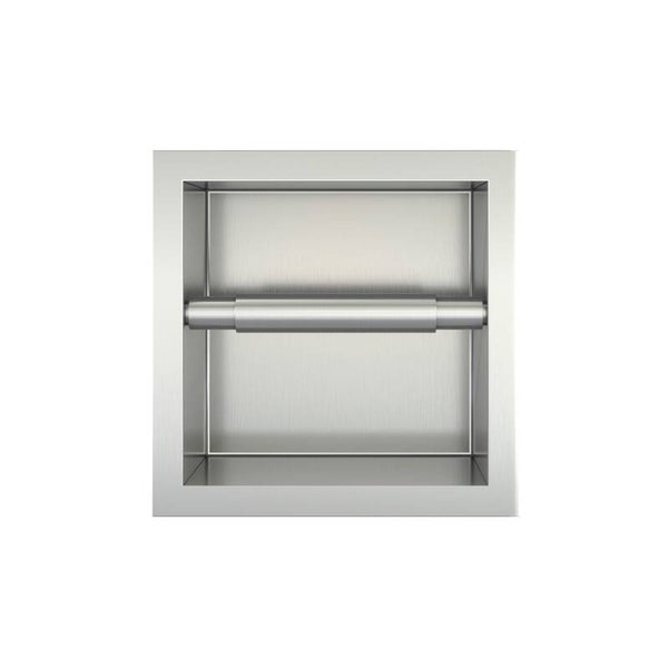Best-Design "Ore" Zupla Inbouw toiletrolhouder RVS
