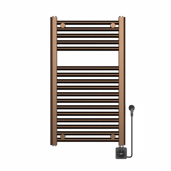 Wiesbaden "Elara" elektrische radiator Smart WiFi 76,6 x 45 cm Geborsteld brons koper PVD