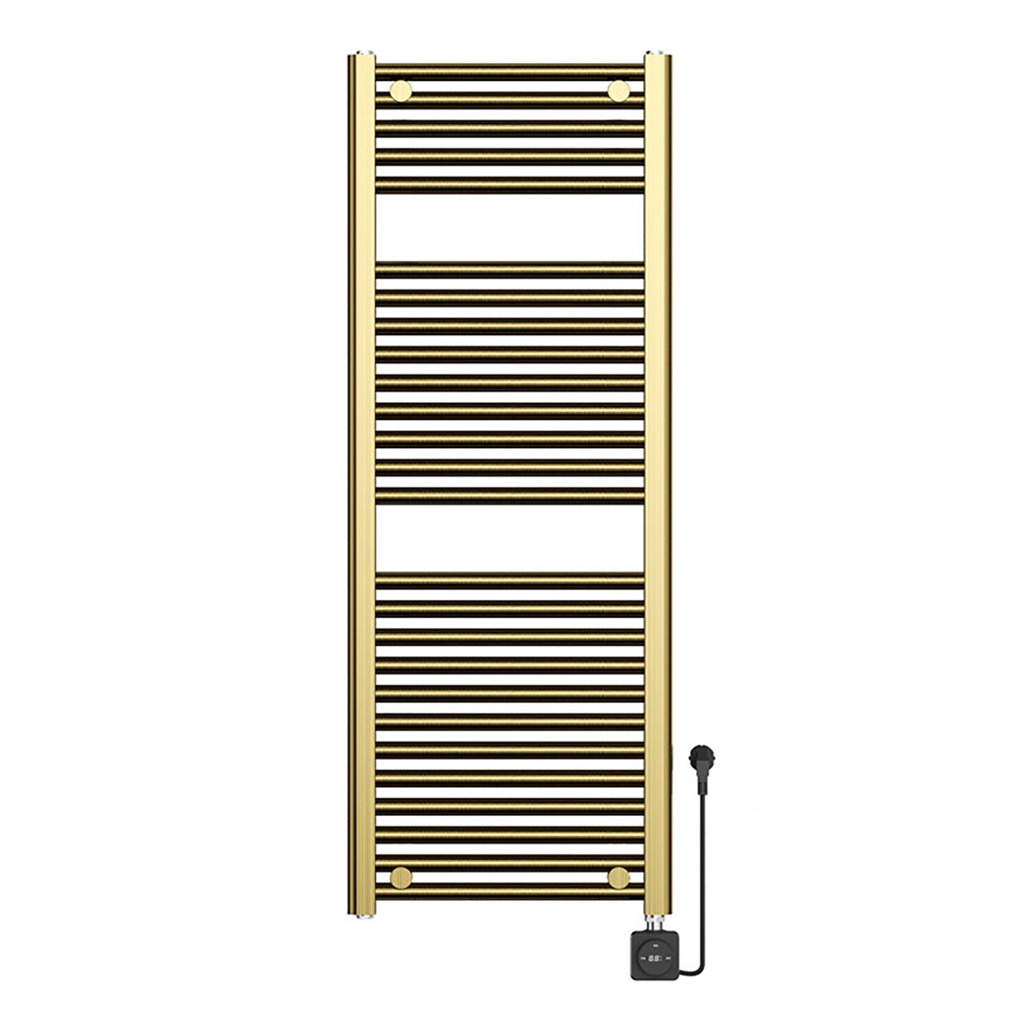 Wiesbaden "Elara" elektrische radiator Smart WiFi 118,5 x 45 cm Geborsteld messing PVD