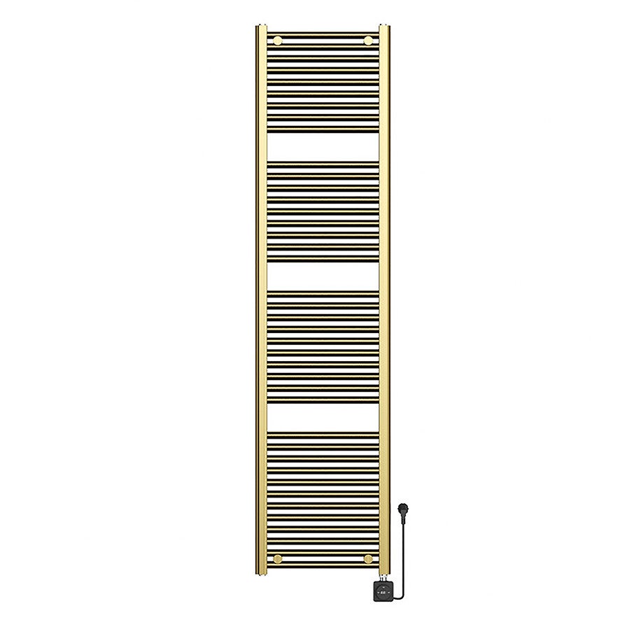 Wiesbaden "Elara" elektrische radiator Smart WiFi 181,7 x 45 cm Geborsteld messing PVD