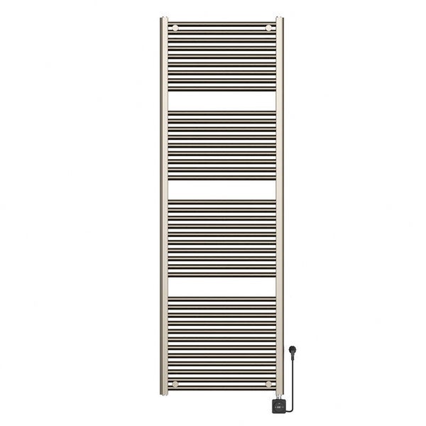 Wiesbaden "Elara" elektrische radiator Smart WiFi 181,7 x 60 cm Geborsteld staal PVD