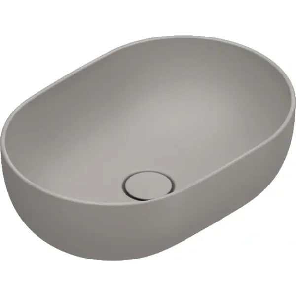 Catalano "Sfera-Tonalita" waskom 50x35x16cm Mat-tortora