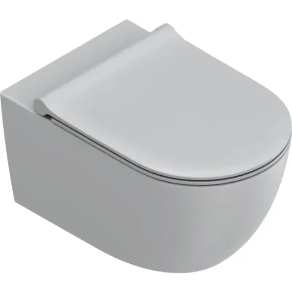 Catalano "Sfera-Tonalita-50" Newflush wandcloset met Soft Close /Quick Release zitting Mat-cement