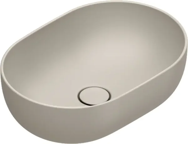 Catalano "Sfera-Tonalita" waskom 50x35x16cm Mat-sabbia