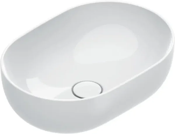 Catalano "Sfera-Tonalita" waskom 50x35x16cm Glans-wit