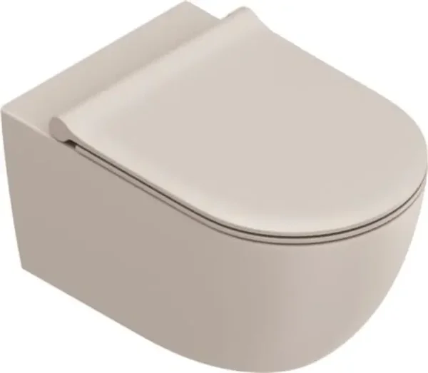 Catalano "Sfera-55" wandtoilet met up-fix bevestiging 55cm Satin-seta