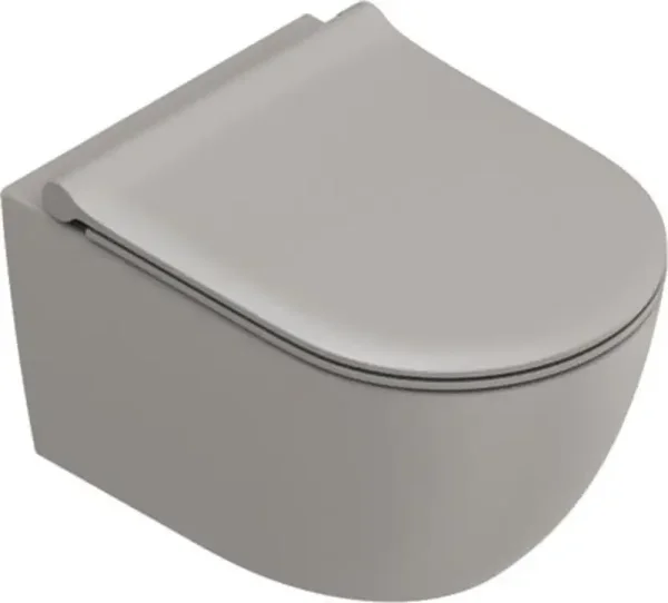 Catalano "Sfera-50" wandtoilet met up-fix bevestiging 50cm Satin-Tortora