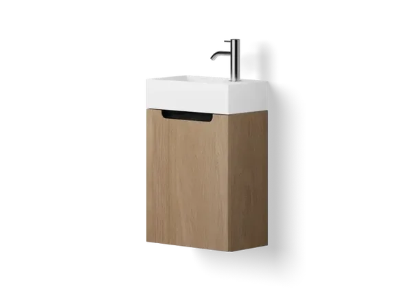 Blue-Label "Signe" Toiletmeubel Rechts Grijs-eiken
