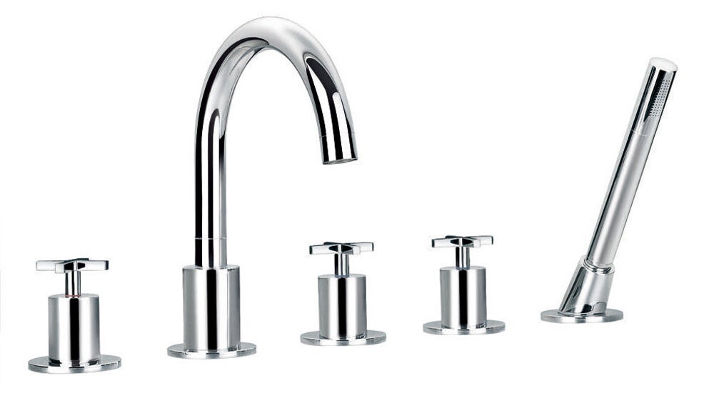 Best-Design "New-Jax" 5-gats badrandcombinatie Chroom