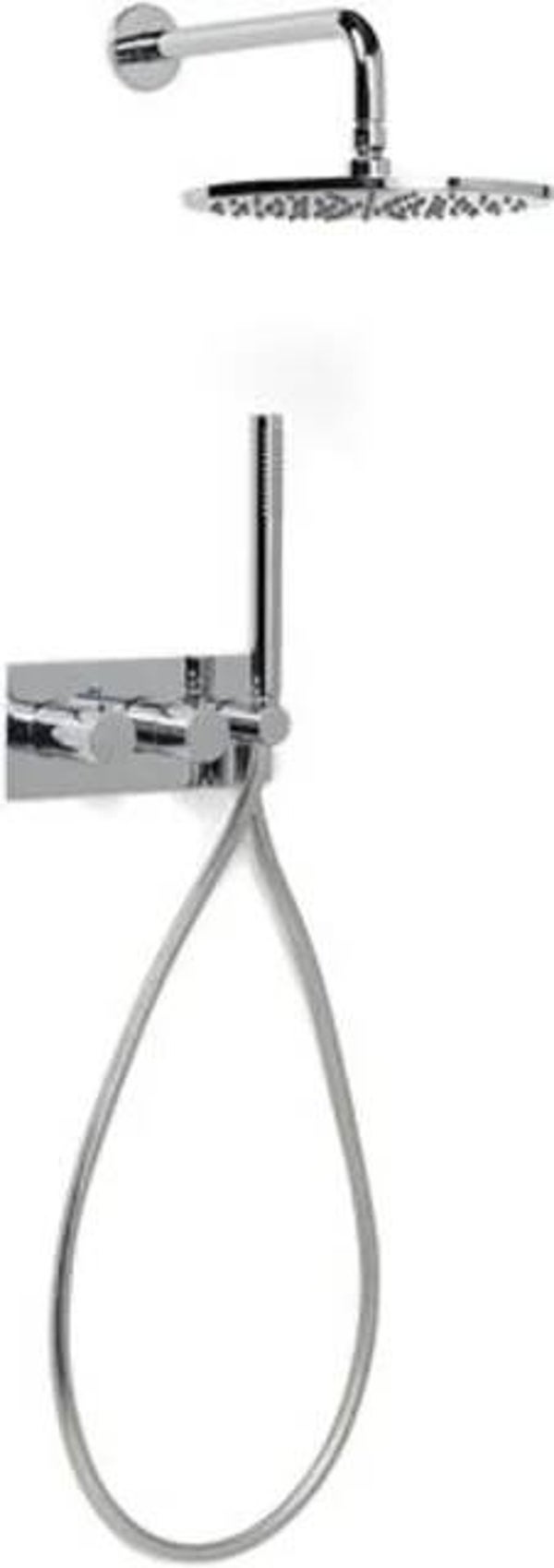 Blue-Label "Brondby" showerset inbouw Chroom