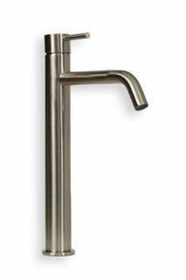 Schiphorst-Sanitair "Blue-Brondby-Xl" Hoge wastafelkraan Geborsteld nikkel