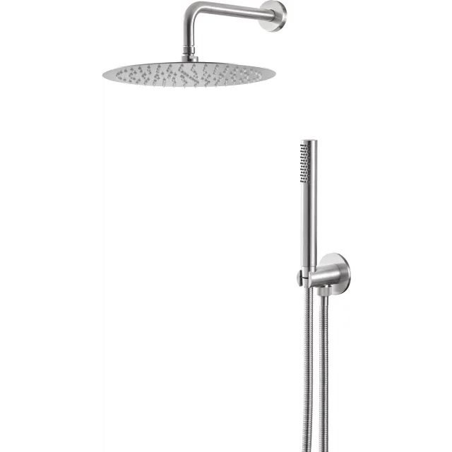 Schiphorst-Sanitair "Blue-Viborg" doucheset 25cm met handdouche RVS