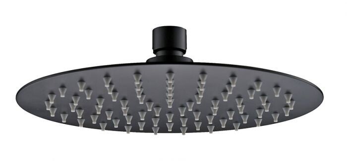 Wiesbaden "Trivaro" Hoofddouche rond 25 cm Mat-zwart