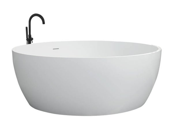 Best-Design "Cirkel" vrijstaand bad "Just-Solid" diam:153 cm (Zonder kraan) Mat-wit