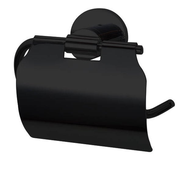 Best-Design "Nero" toiletrolhouder Mat-zwart