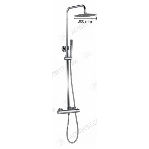 Best-Design "Paris-300" thermostatische regendouche-opbouwset