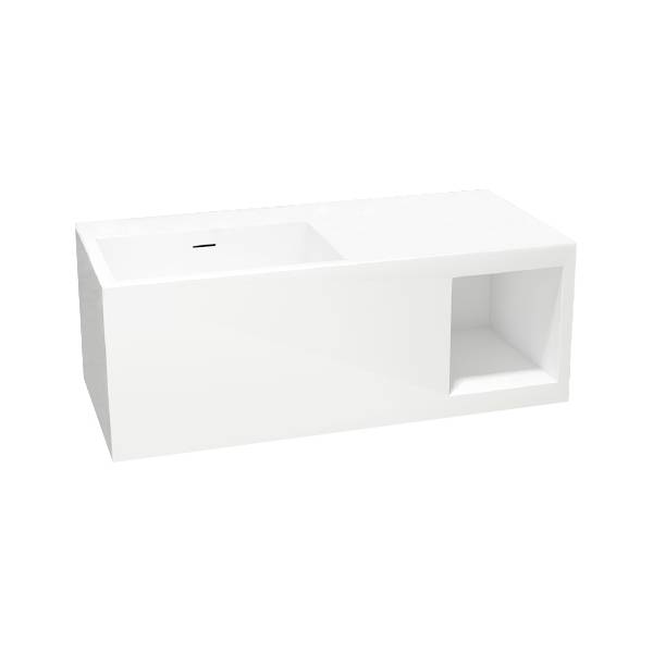 Best-Design "Serena" wastafel "Just-Solid" 95x45x35cm Mat-wit