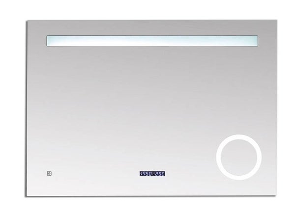 Best-Design Spiegel "Linet" incl.klok & vergroting B=100 x H=70cm