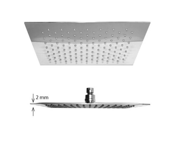 Best-Design "Square-Thin" regendouche 300x300 mm dikte 2mm